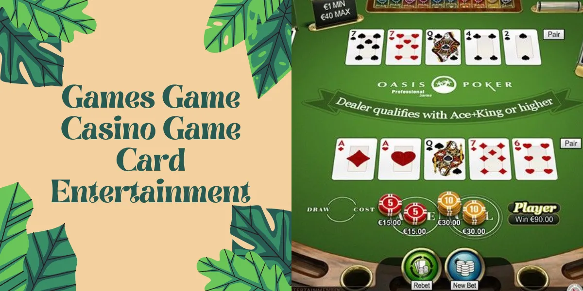 Games Game Casino Game Card Entertainment