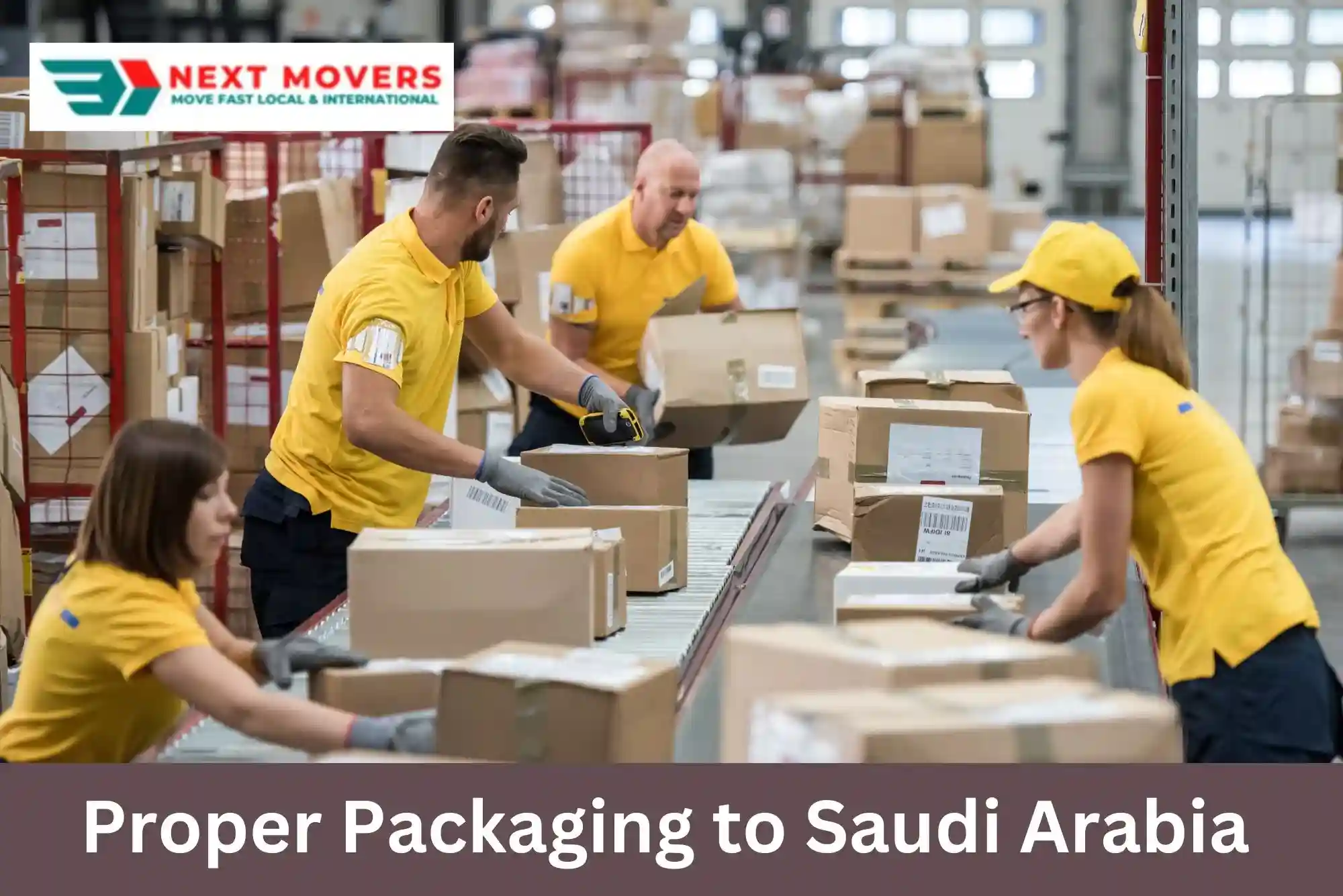 Proper Packaging to Saudi Arabia