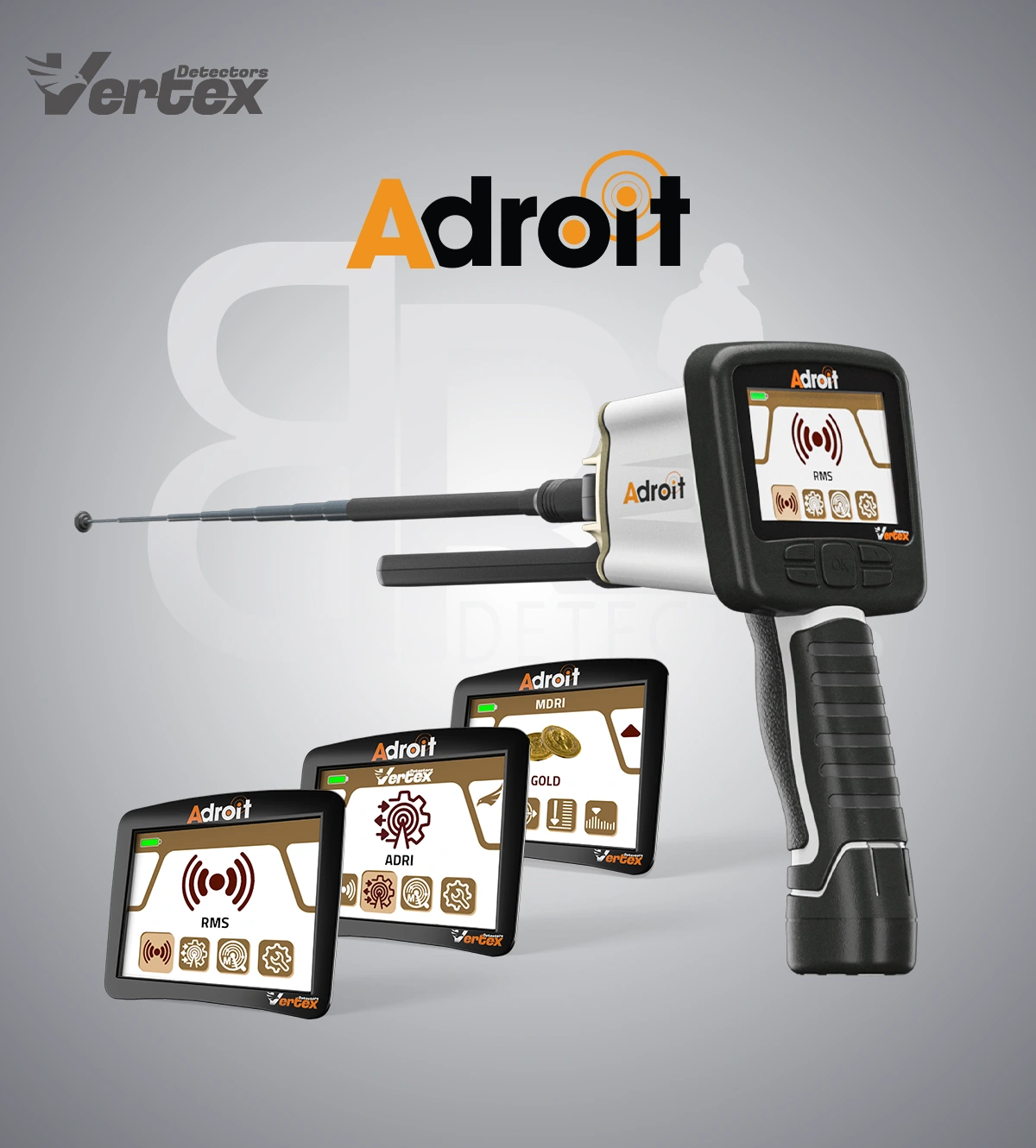 Adroit gold detector