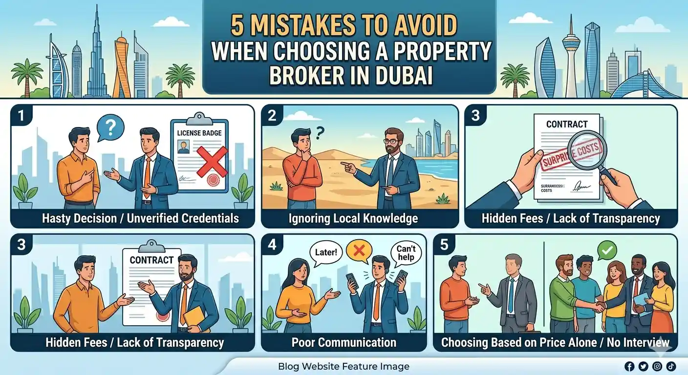 5 Mistakes to Avoid When Choosing a Property Broker in Dubai