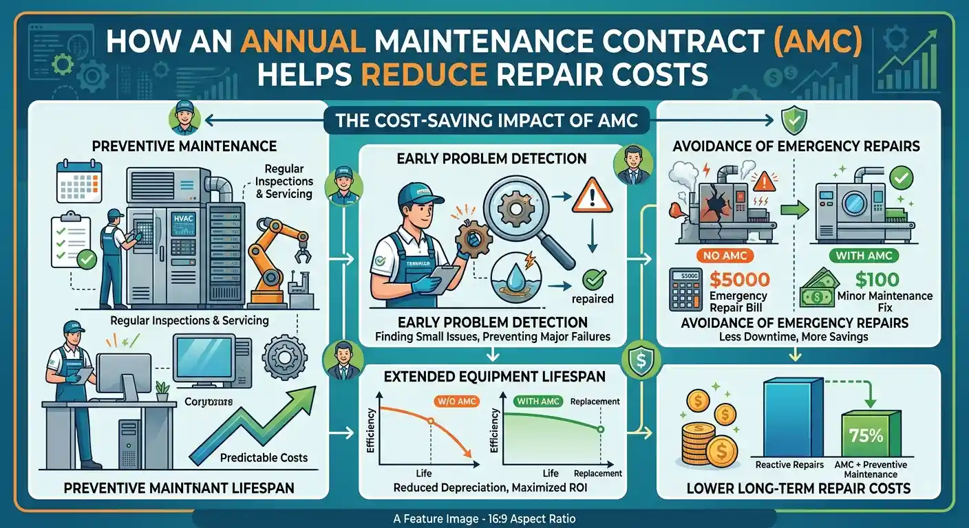 Annual Maintenance Contract Helps Reduce Repair Costs