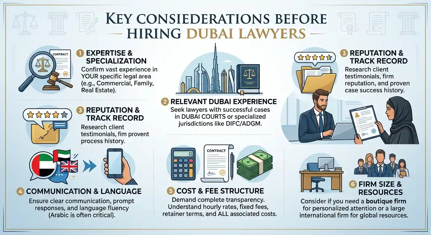 Hiring Dubai Lawyers